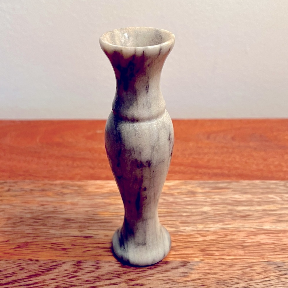 Vintage Italian Marble Bud Vase